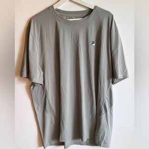 Men’s Gray Fila Tennis/Pickleball shirt. XXL. Gray